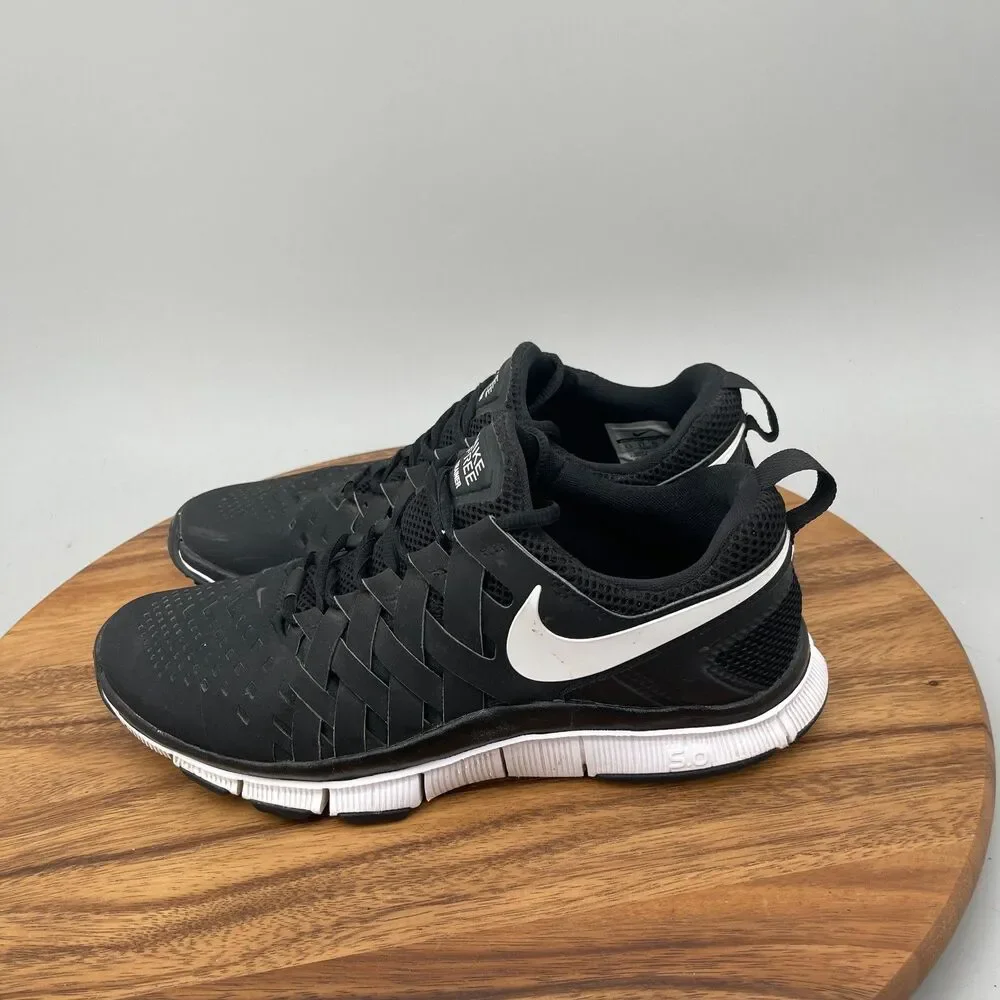 Nike Free Trainer 5.0 Shoes Mens Size 9.5 Black Running Comfort Walking Sneakers